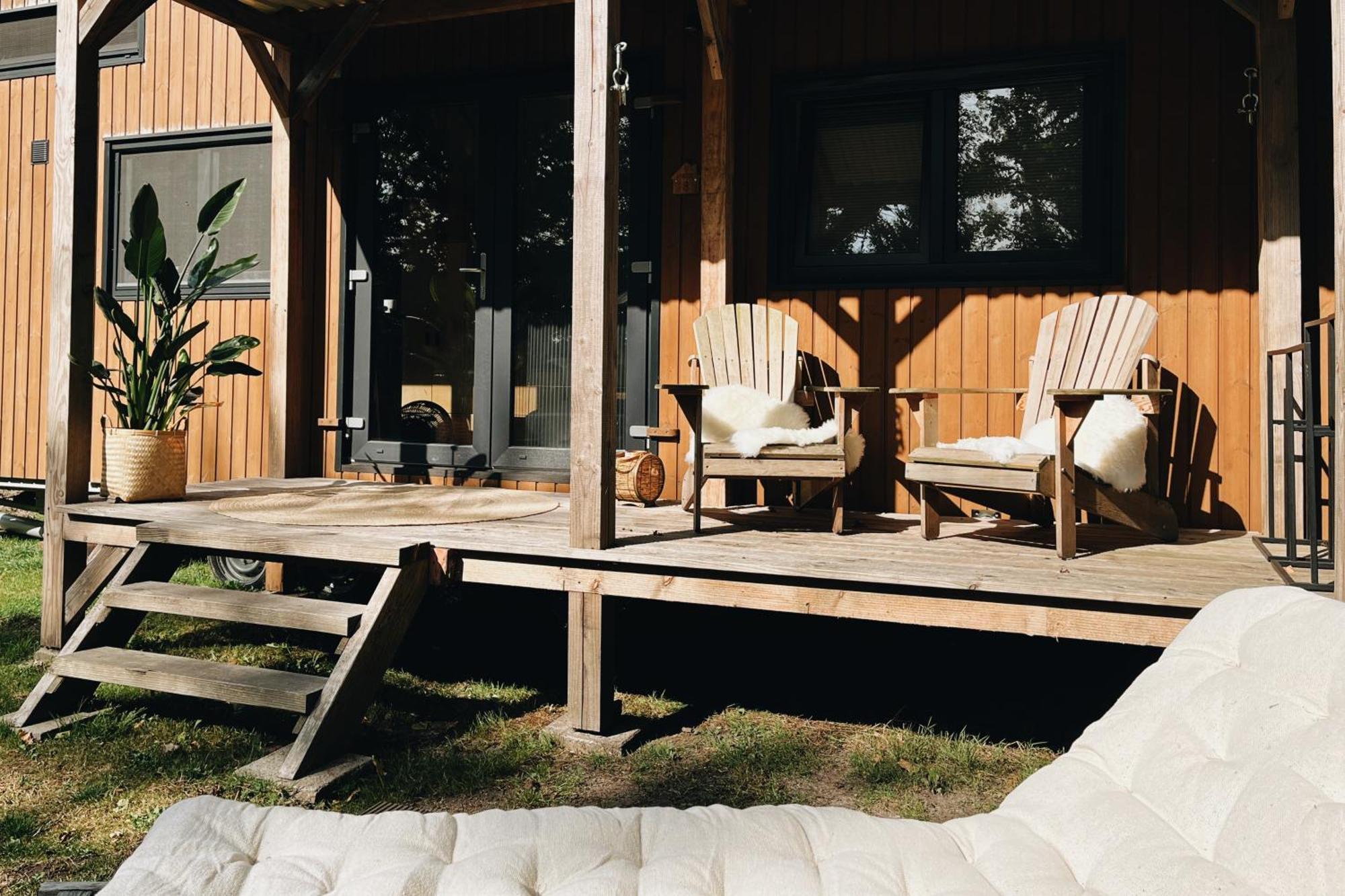 Tiny House Op Boutique Camping Whanau Rutten Bagian luar foto